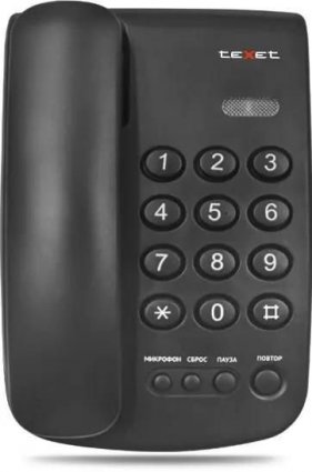 Фотография товара 'Gigaset TX-241-BL Проводной телефон teXet черный'