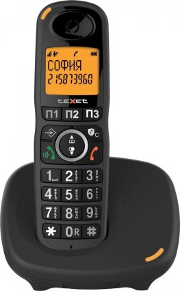Фотография товара 'Gigaset TX-D8905A-BL Радиотелефон DECT teXet черный'